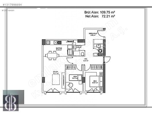 SOM MEYDAN KONAKLARIN'DA SATILIK 2+1 DAİRE